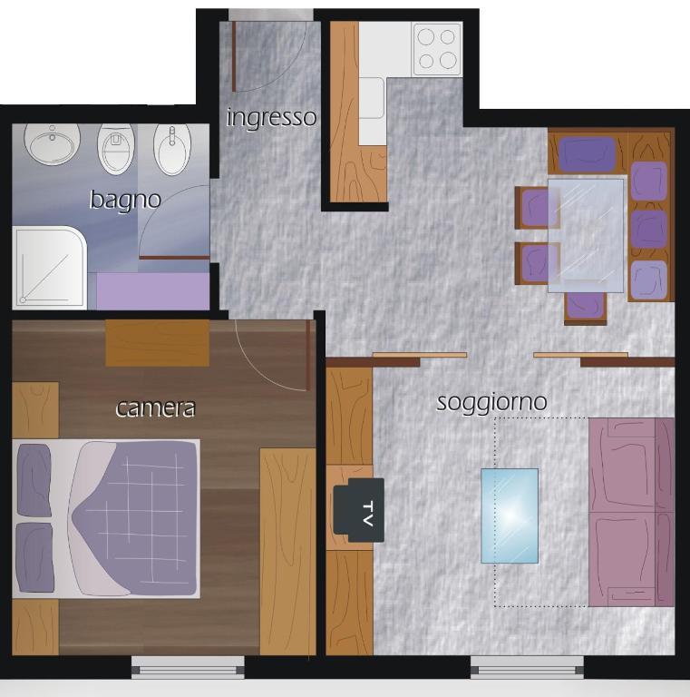 Residence Lagorai - Fiemme Holidays Predazzo Oda fotoğraf